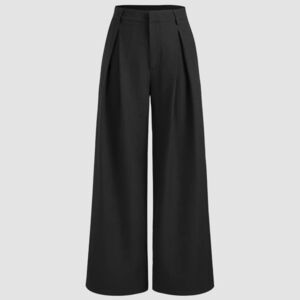 Cider Black Wide Leg Women's Pants Size M Business Casual Chic